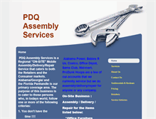 Tablet Screenshot of pdqassemblyservices.com